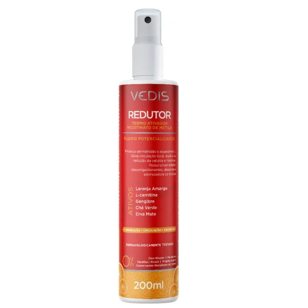 Fluído Térmico Nicotinato de Metila 200ml Vedis