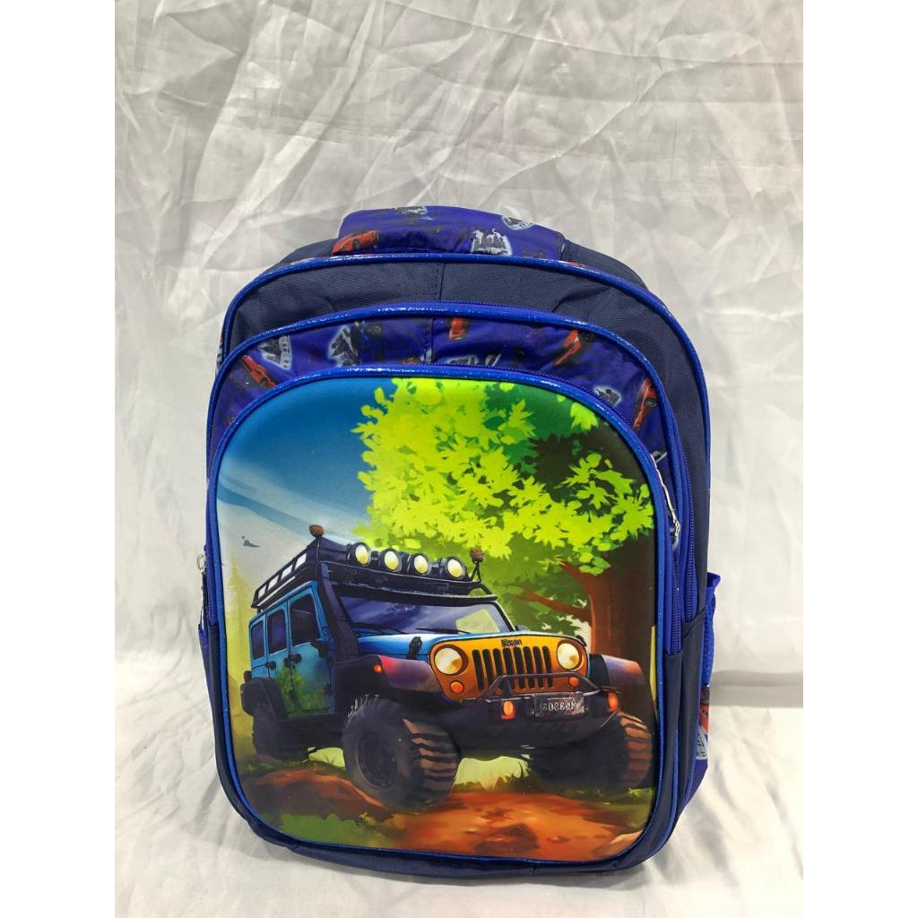Mochila Infantil Escolar Menino 3D (GRANDE) em Oferta na Shopee