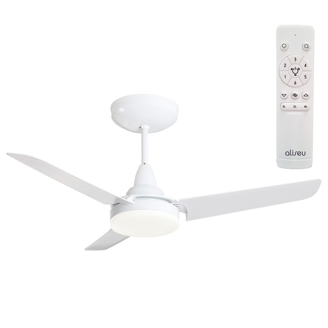 Ventilador De Teto Aliseu Alisclean ECO+ Bivolt Com Controle Remoto e Motor Inverter