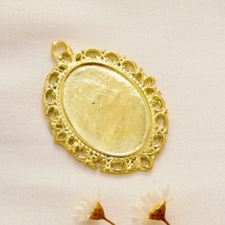 Medalha para Resinagem Entremeio Peças Para Montagem de Terço Niquel e Dourado Asas da Fé em Oferta na Shopee