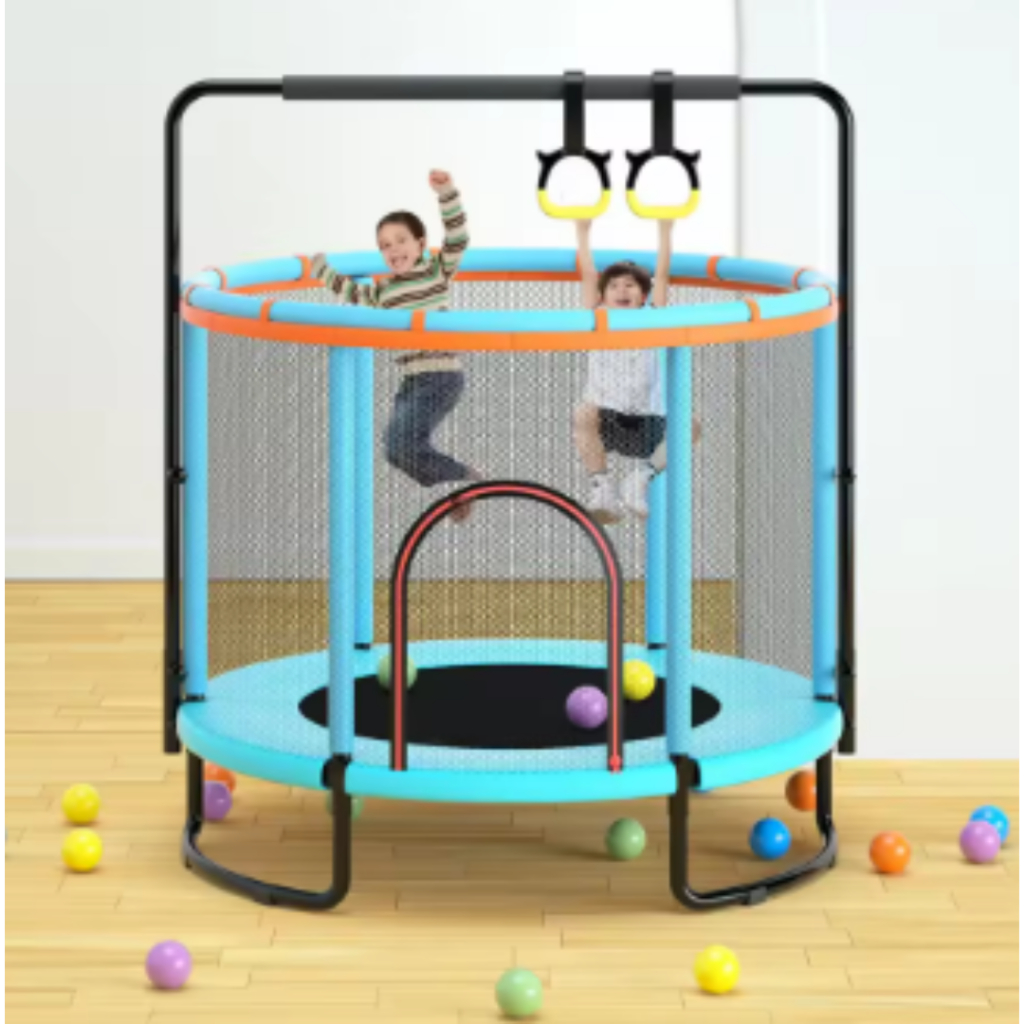 Cama Elastica Jump Criança Pendurar 1,4m 150kg Varias Cores Presente Criança Diversão Trampolim Segr