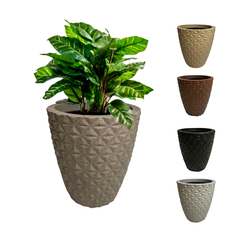 Vaso Polietileno Para Plantas Jardim Sala Luxo Diamante Bojo Diversas Cores em Oferta na Shopee