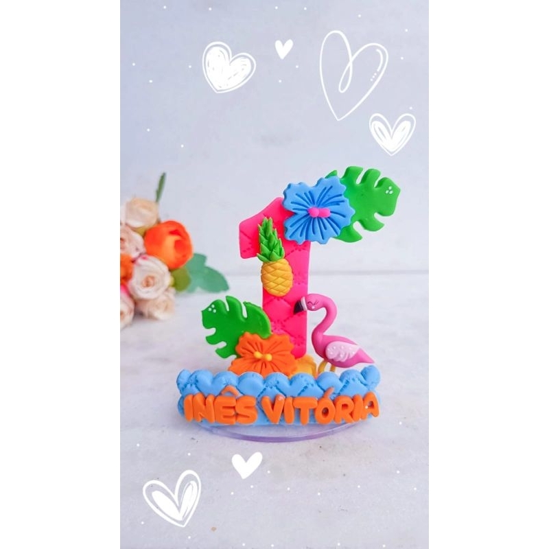 Bolo de Aniversário Tema Tropical - Comprar com Melhor Preço em Padaria