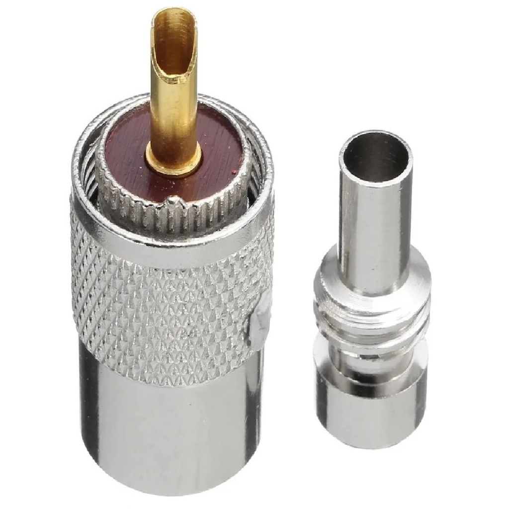 lote de Conector Uhf Macho Grande Px PY UHF VHF RADIO AMADOR CABO DE  ANTENA REDUTOR FIXO