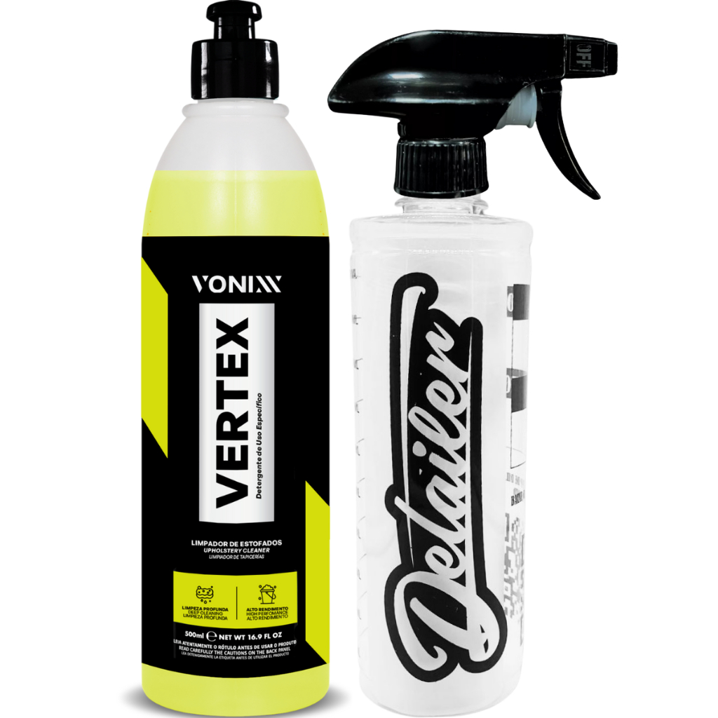 Limpador de Estofados Vertex 500ml Borrifador Detailer Vonixx em Oferta na Shopee