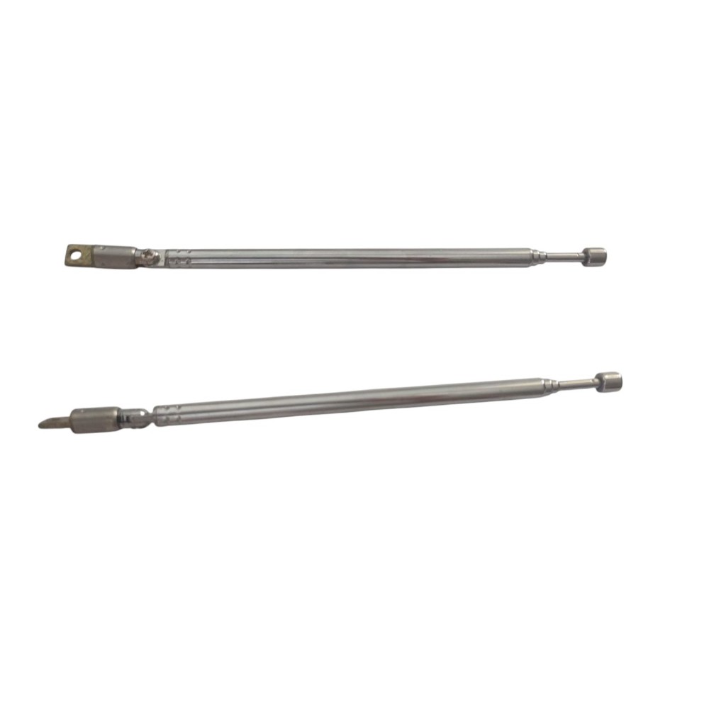 Antena Cromada Radio Gravador E Outros 3 Estagios 13/38,5 Cm