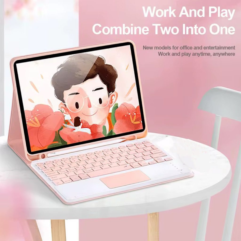 Capa Case Magnética Teclado Touchpad Para Redmi Pad SE  PAD2  Tela 11Polegados em Oferta na Shopee