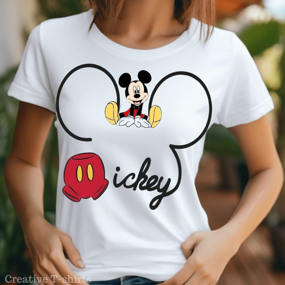 Camisa Estampada Mickey: Blusa Femininas, Masculina e Camisetas  Infantis. Estampas Exclusivas!