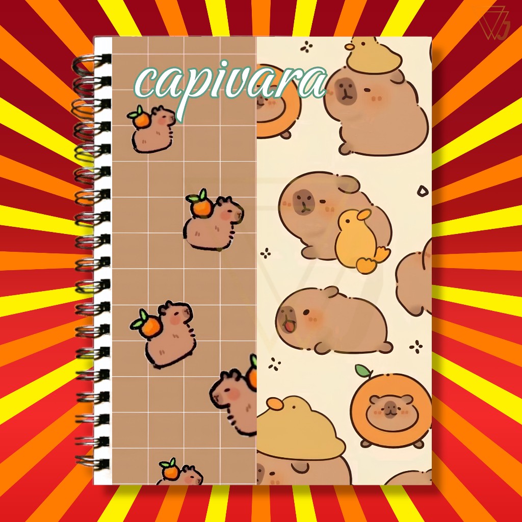 Capivara Adesivo Para Capa de Caderno Capi Top Excelente Qualidade