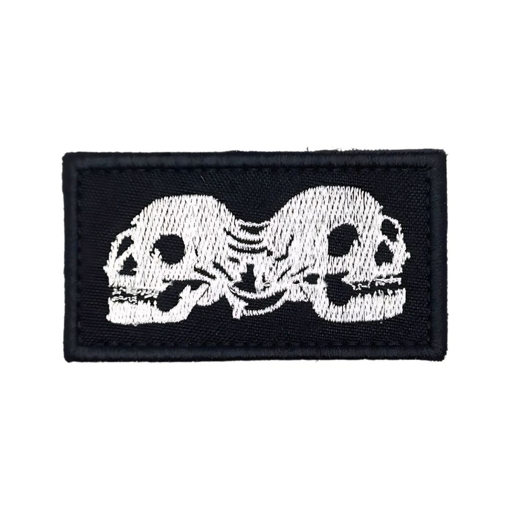 Patch Emblema Forward Caveira Dupla PMC Bordado com Velcro
