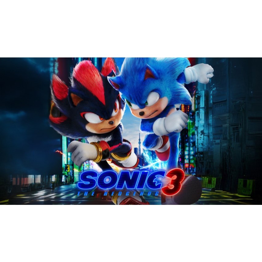 Painel Sonic e Shadow retangular de lona para decoração de festa de aniversário infantil. Várias medidas. em Oferta na Shopee