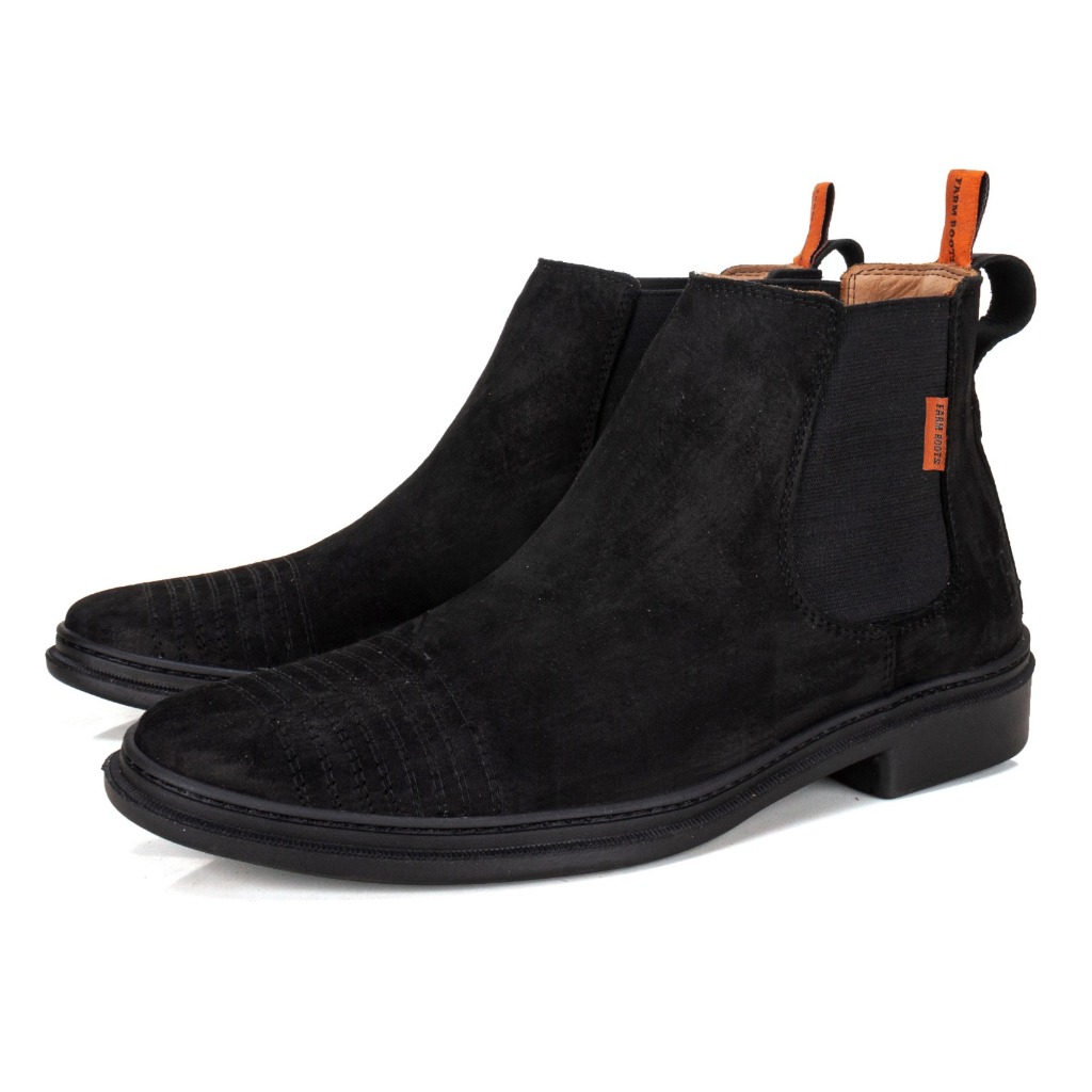 Bota Botina Rodeio Country Couro Legitimo Nobuck Nobre Argentino Coturno Unisex Confortável Sola em Borracha