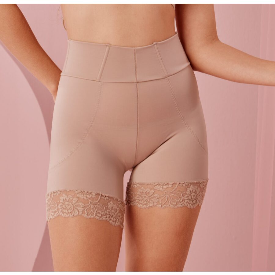 Short Modelador com Barbatana Aspa Reforçado em Oferta na Shopee