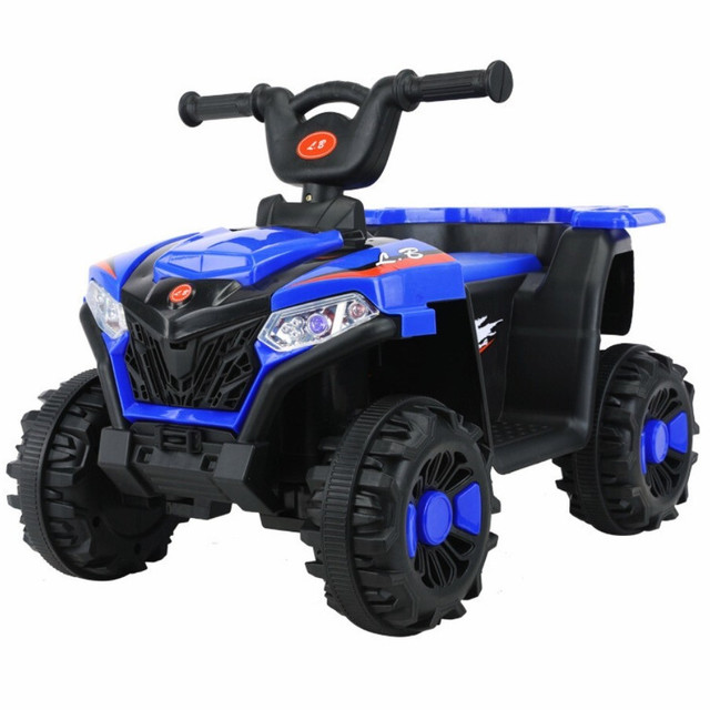 Quadriciclo Carrinho Elétrico Infantil 6v Andador Zippy Toys com Farol e Marcha Frente e Ré