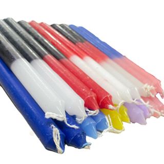 Vela Comum Palito Colorida Unidade em Oferta na Shopee
