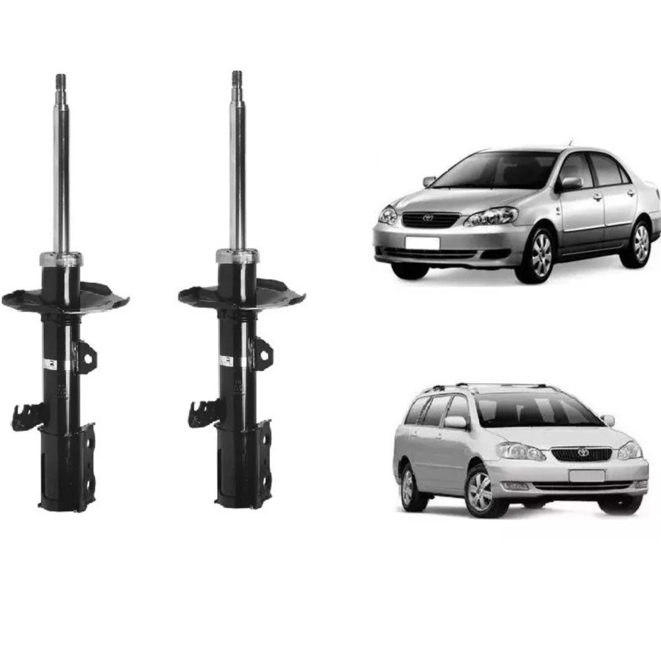 Par de Amortecedor Dianteiro Kayaba Toyota Corolla Fielder 2003 2004 2005 2006 2007 2008 - Spare Parts and Accessories for Vehicles