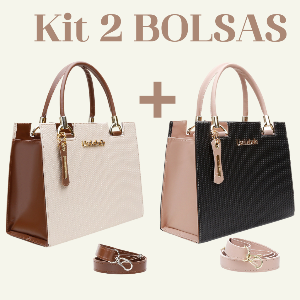 Conjunto 2 Bolsas Femininas a Sua Escolha Original Moderna e Resistente Oferta em Oferta na Shopee