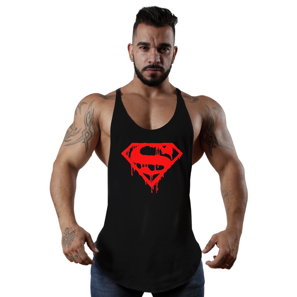 Regata Cavada  Heros Masculina Musculação Treino Fitness