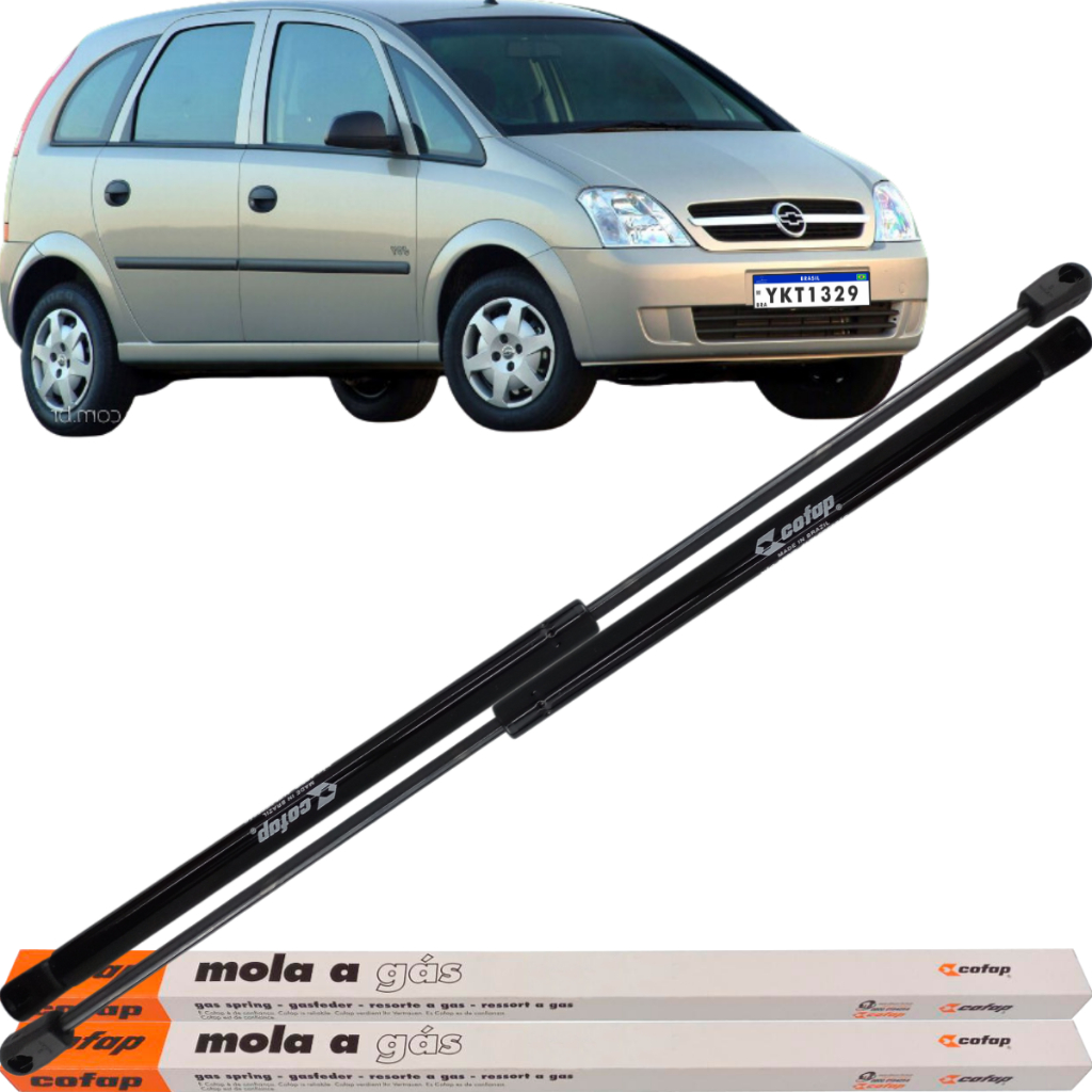 Par Amortecedor Tampa Traseira Mala Cofap Meriva 2002 a 2012