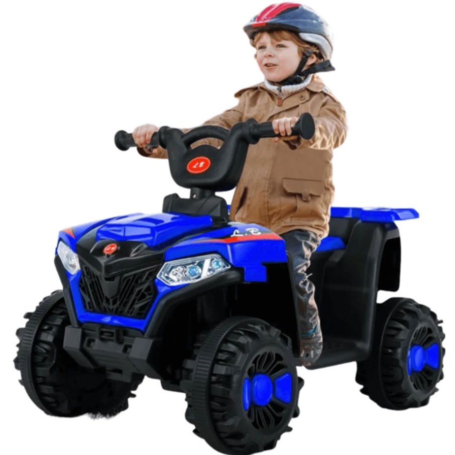 Quadriciclo Elétrico Infantil 6v Zippy Toys Azul em Oferta na Shopee
