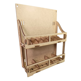 Suporte display expositor modular 26x33cm mdf cru para balcão loja comercio uber  perfume batom doce em Oferta na Shopee