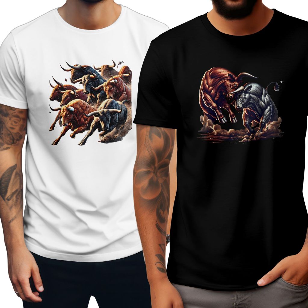 Camiseta Masculina Country Kit 2 Camisa Texas Rodeio Moda Moda Agro Vaquejada Impacto Country