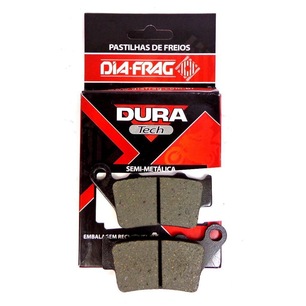 Pastilha de Freio Traseiro Semi Metalica Diafrag Bmw G 650 Gs F800 r F700 F 750 CB 500 ATÉ 05 XT660