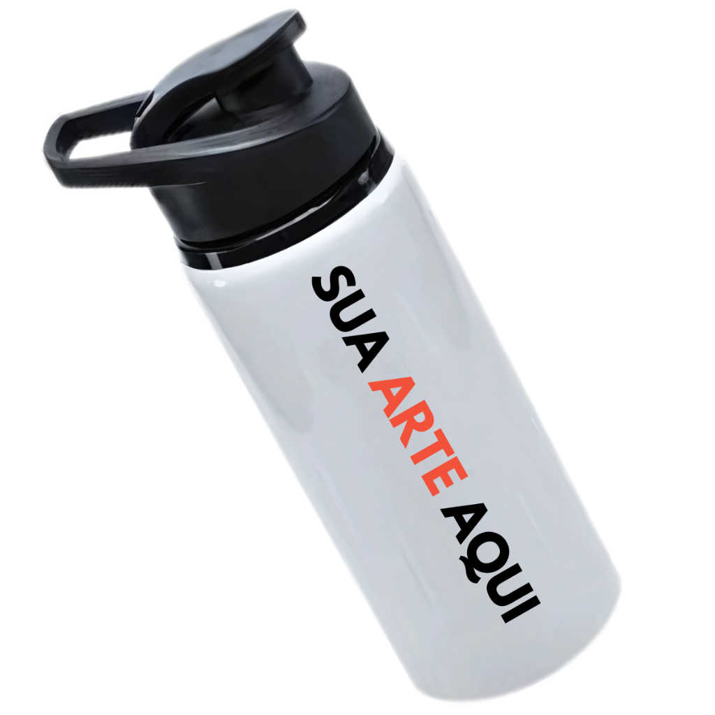 Squeeze Aluminio 600mL Personalizada C/ Sua Arte