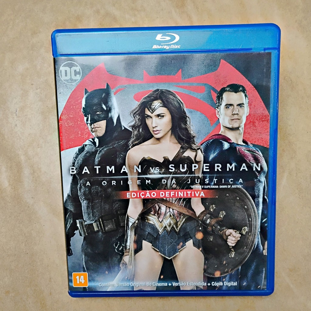 BLURAY - Batman v Superman - A Origem da Justiça (Batman v Superman: Dawn of Justice) ED. DEFINITIVA