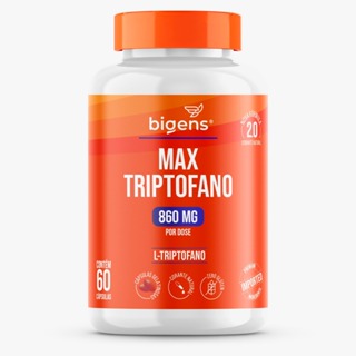 BIGENS MAX TRIPTOFANO 860MG 60 CAPS em Oferta na Shopee