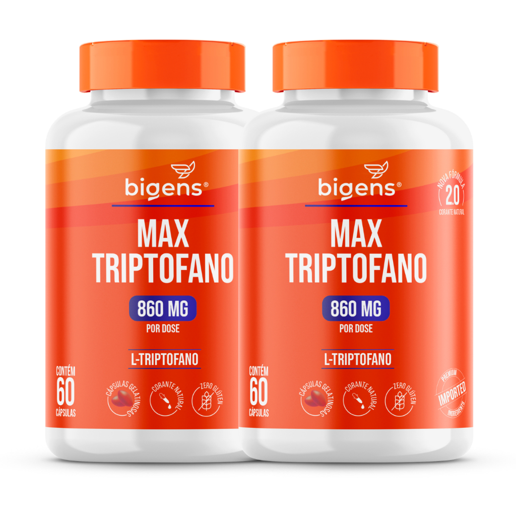 BIOGENS KIT 2X MAX TRIPTOFANO 860MG 60 CAPS