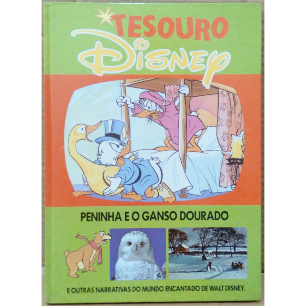 Livro - Tesouro Disney Vol. 8 - Peninha e o Ganso Dourado - capa dura - Walt Disney