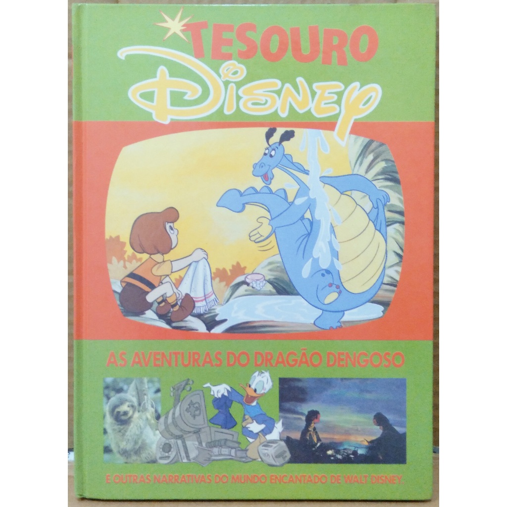 Livro - Tesouro Disney Vol. 4 - As Aventuras do Dragão Dengoso - capa dura - Walt Disney