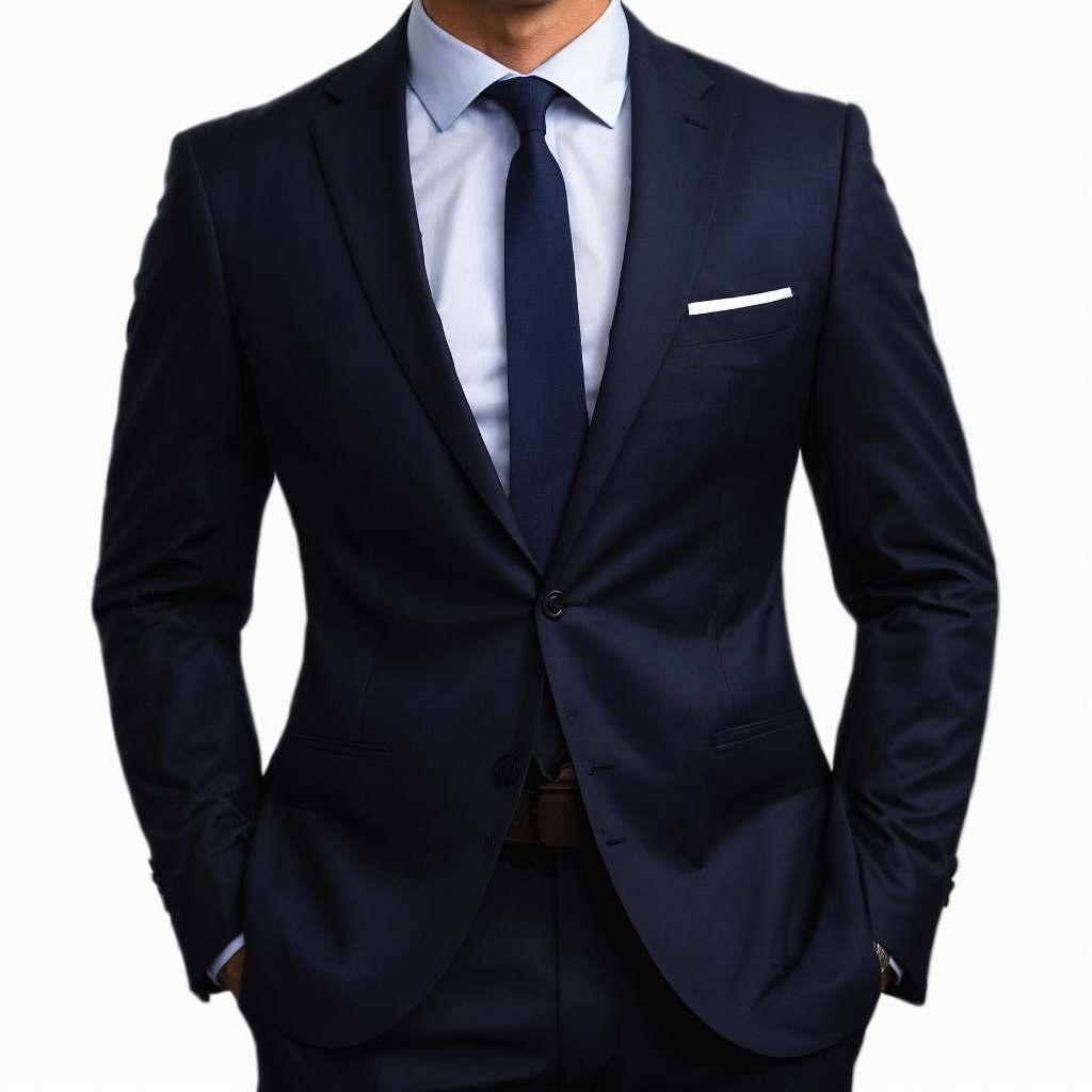 Terno Slim Masculino Alto Padrão Sofisticado Luxo (Blazer + Calça)