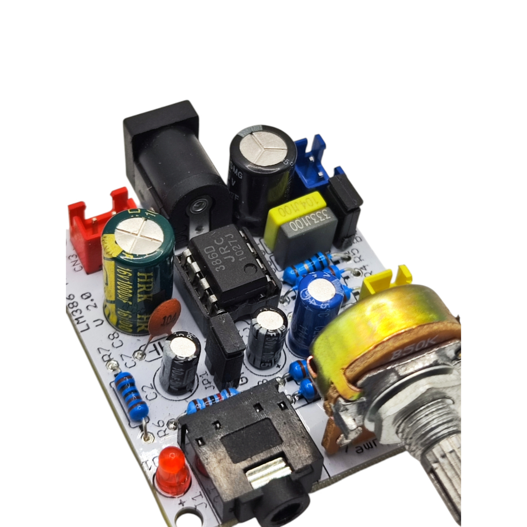 lm386 Kit Para Montar Amplificador Com Ci Lm 386 Integrado Lm386n