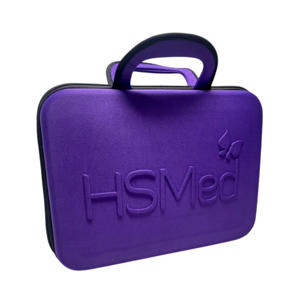 Maleta Portátil Roxa HSMED em Oferta na Shopee