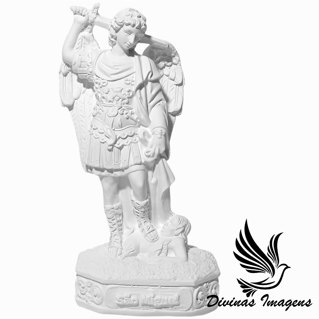 São Miguel Arcanjo Gesso Cru: Onde Comprar | BuscaProdutos