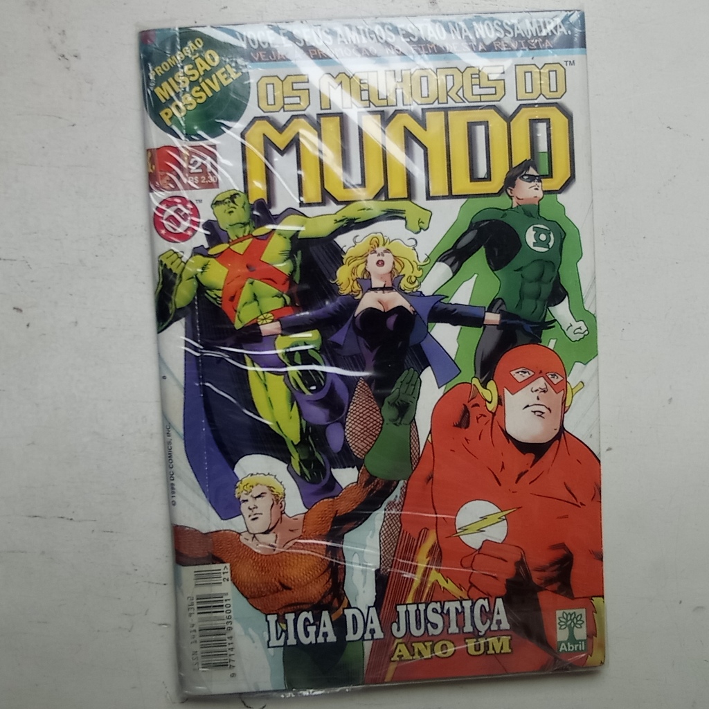 Hq Os Melhores do Mundo Nº 28 Liga da Justiça Ed. Abril - Miniatura 2
