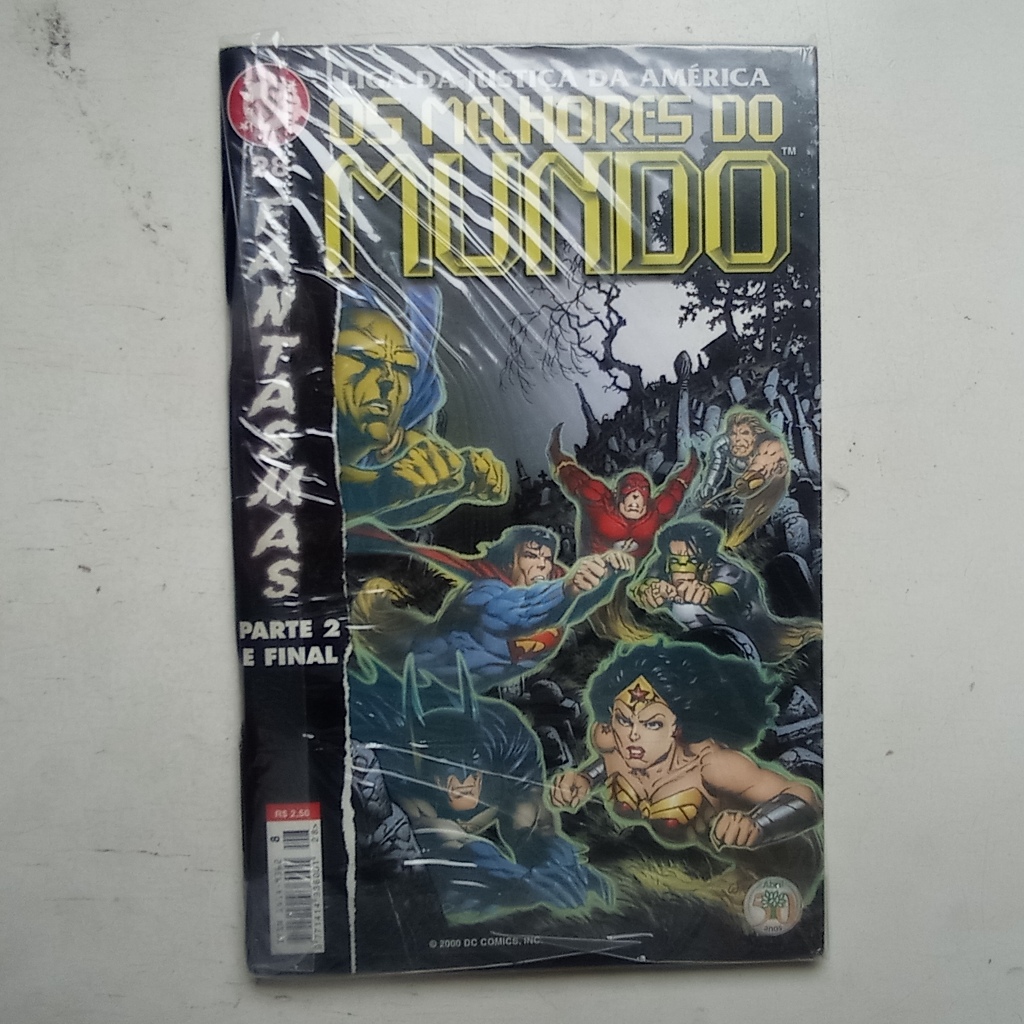 Hq Os Melhores do Mundo Nº 28 Liga da Justiça Ed. Abril — R$ 22,00 em Shopee