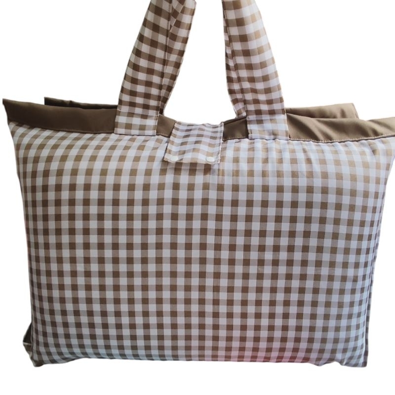 Porta Travesseiro Duplo para Viagem Acampamento com alça 120x80 cm Tecido Oxford.