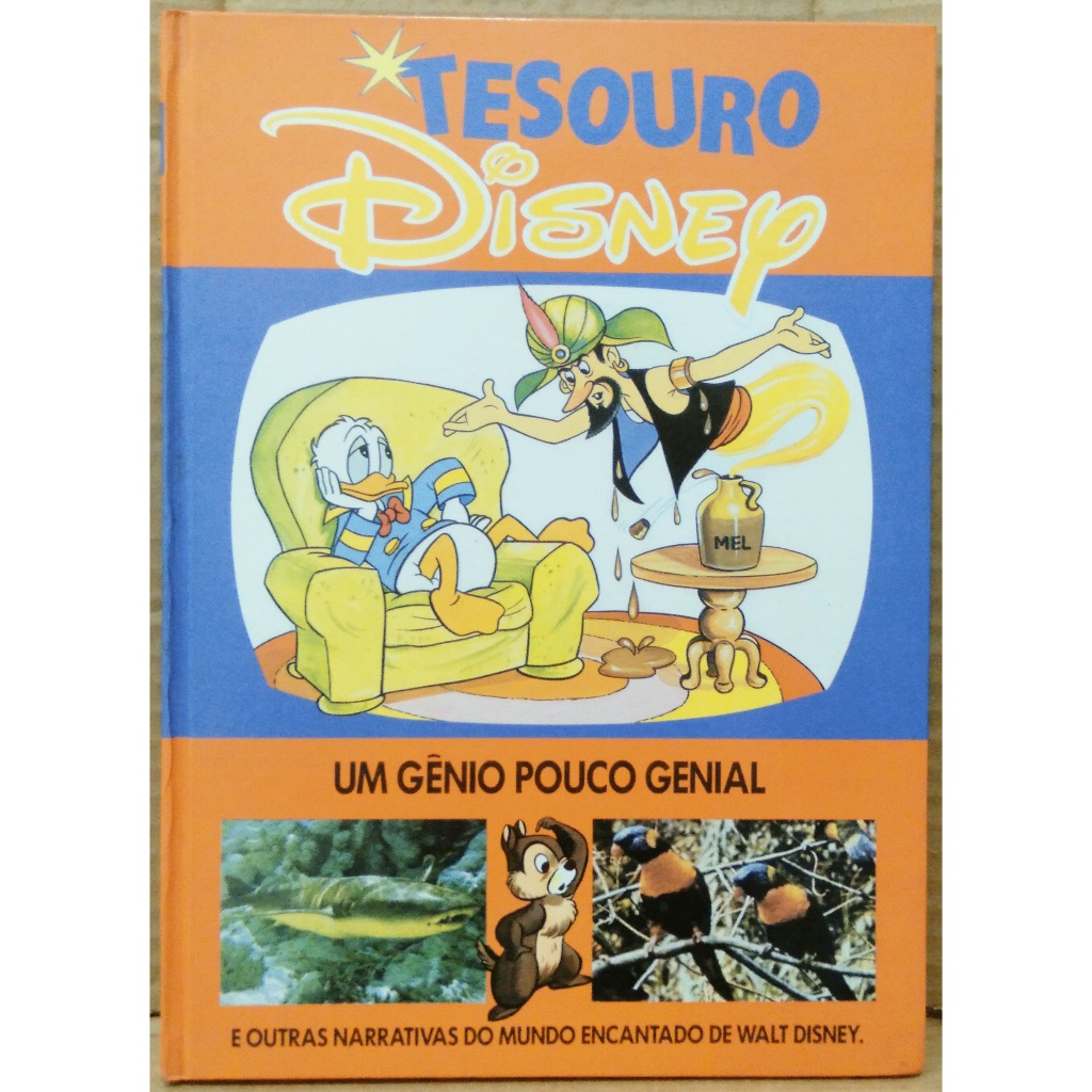 Livro - Tesouro Disney Vol. 10 - Um Gênio Pouco Genial - capa dura - Walt Disney