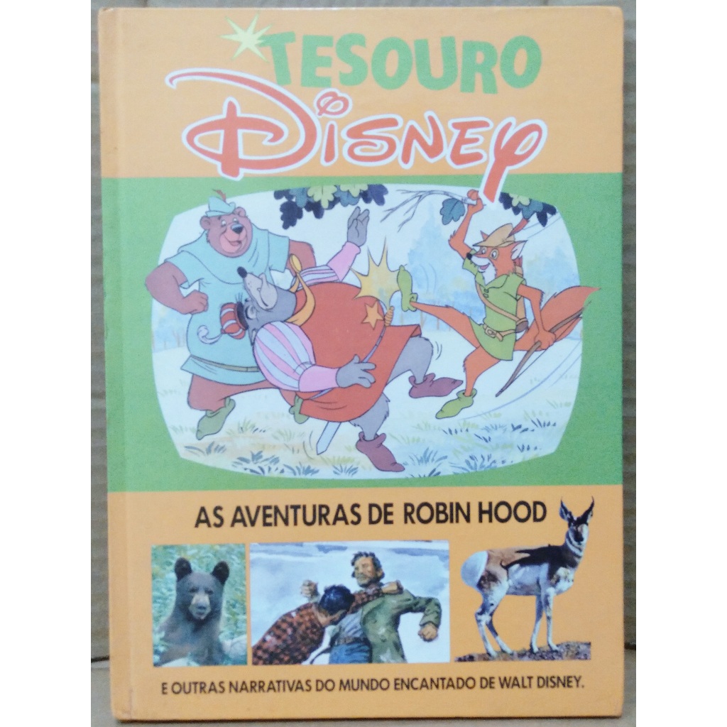 Livro - Tesouro Disney Vol. 13 - As Aventuras de Robon Hood - capa dura - Walt Disney