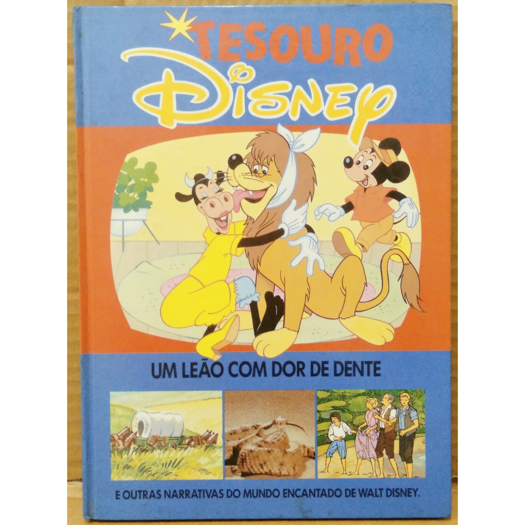 Livro - Tesouro Disney Vol. 14 - Um Leão Com Dor de Dente - capa dura - Walt Disney