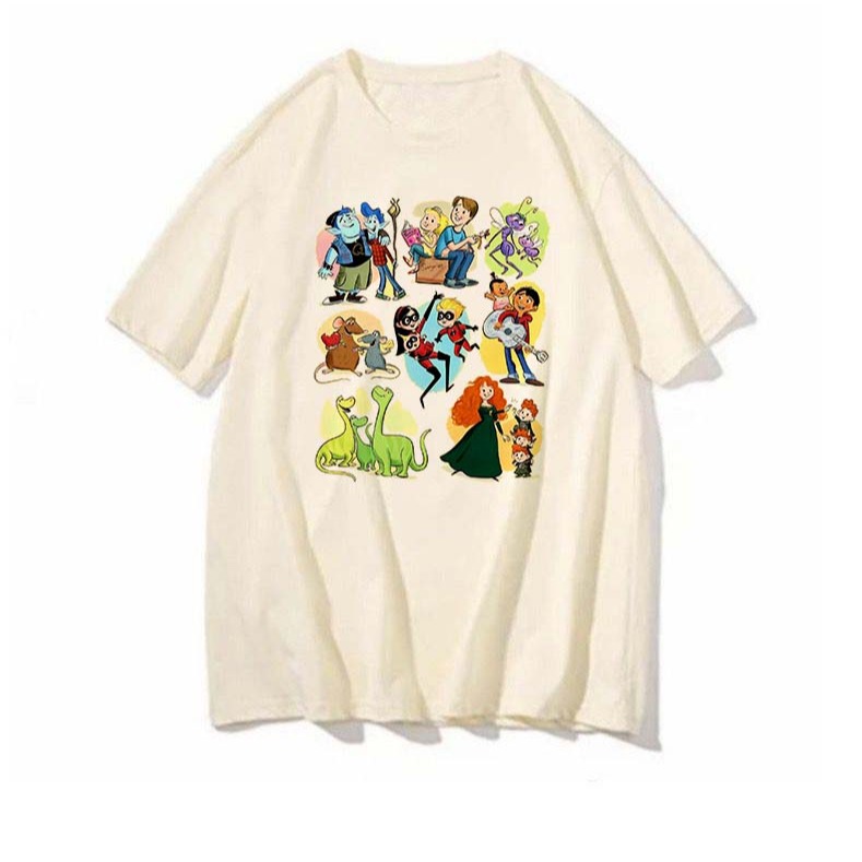 Camiseta Disney Personagens blusa feminina masculina unissex estampas divertidas camisa desenho tshirt legais