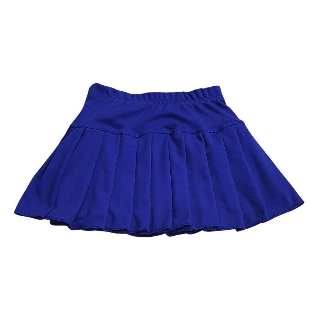 Short Saia Infantil Plissada Elanquinha