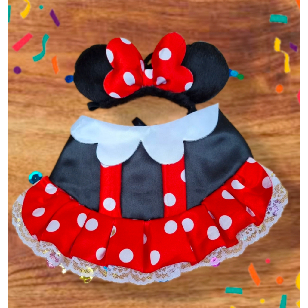 Bandana/laço Minnie para cães e gatos pet shop