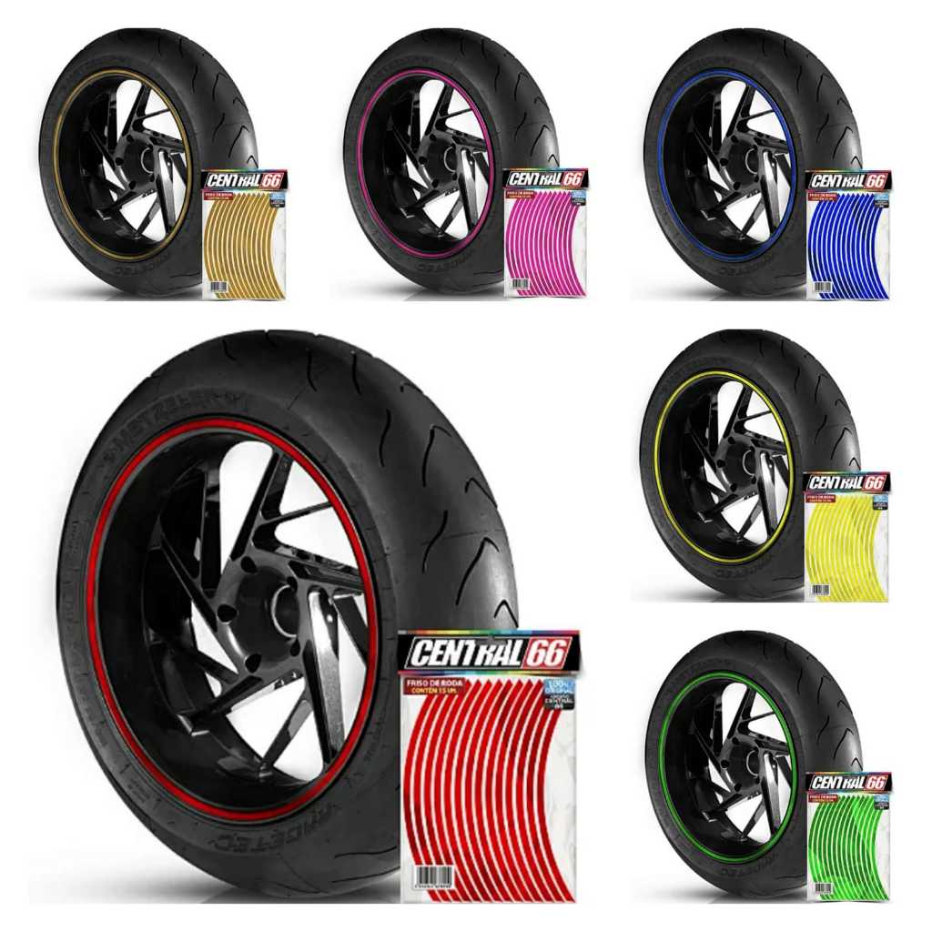Adesivo Friso 2 Rodas M1 Aro 13 Ao 22 Honda Cb 300f Twister