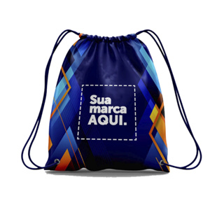 Mochilas Saco Personalizadas 41x31cm P/ Brindes Corporativos - Aniversários - Escolares - Igrejas em Oferta na Shopee