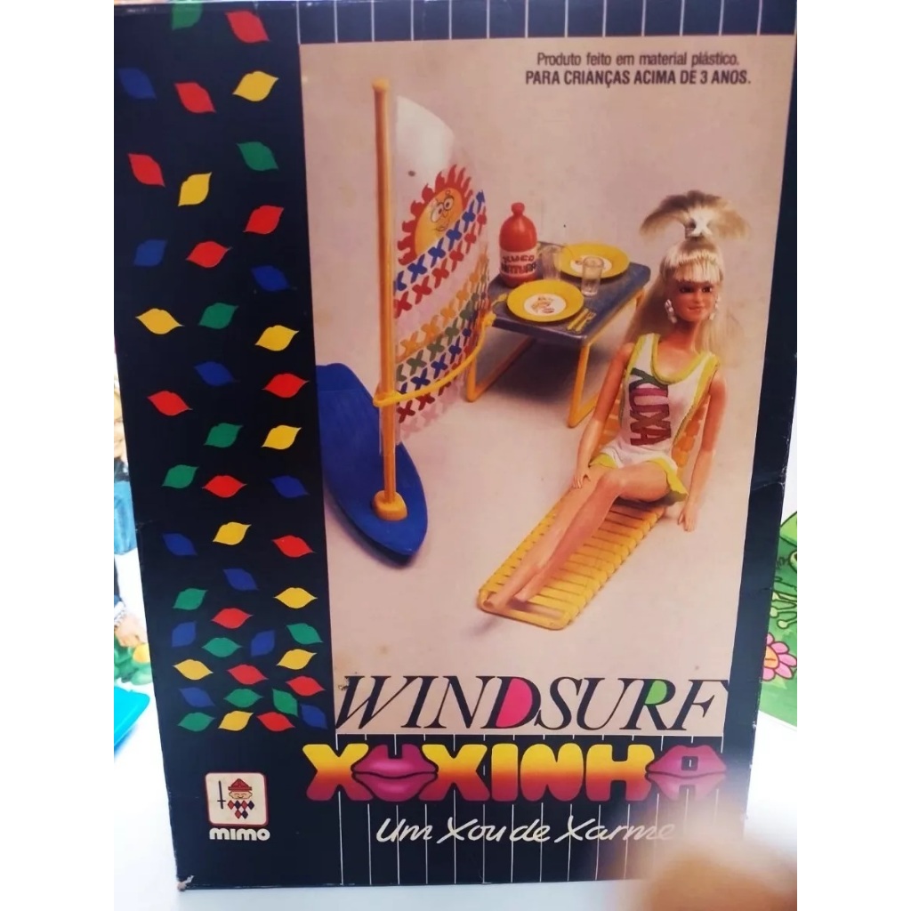 Raridade Xuxinha Windsurf Verão Com Caixa Xuxa Anos 80 Mimo (Usado) Acessórios Boneca Xuxa Raro Brinquedo Xou Antigo