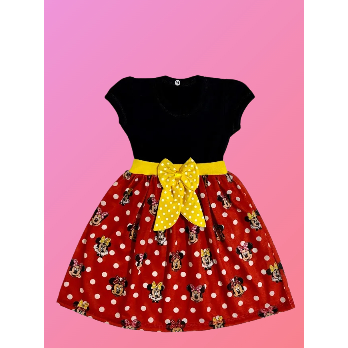 vestido infantil Minnie e minnie baby